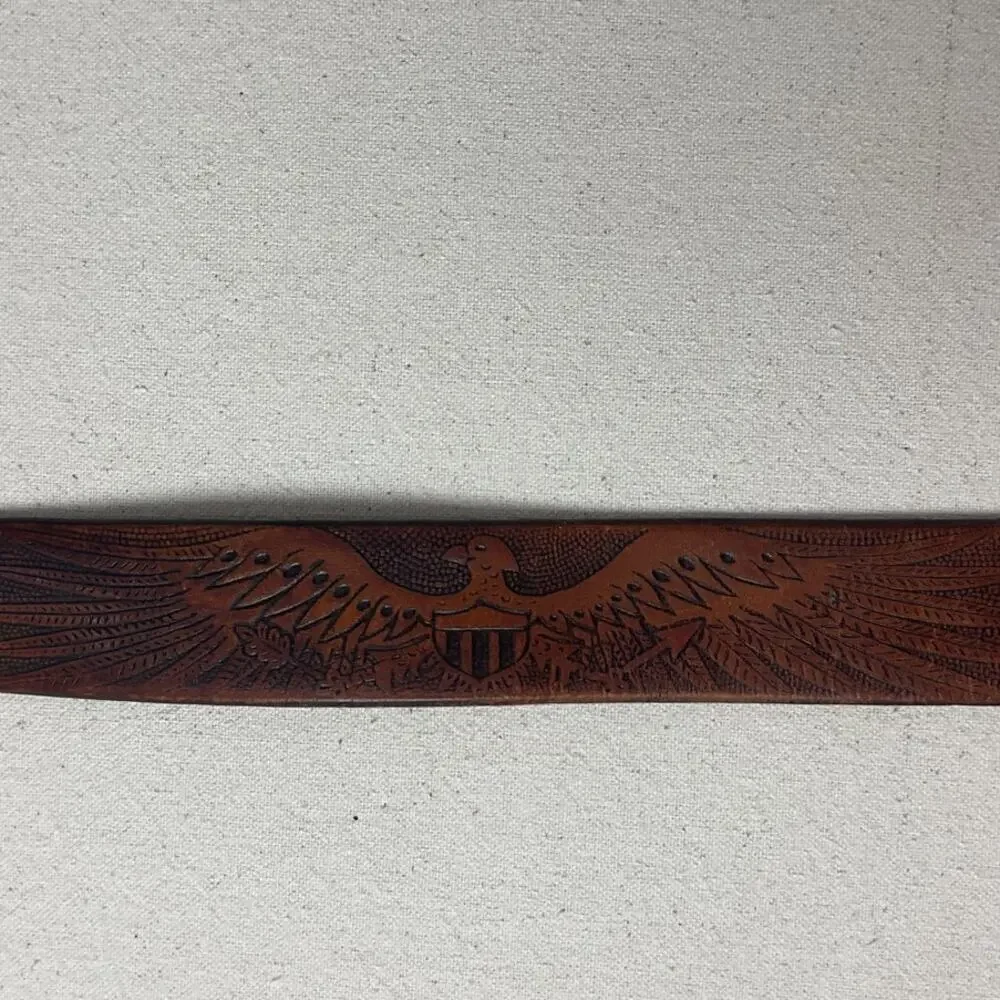 Mens Western Belt vintage lyntone